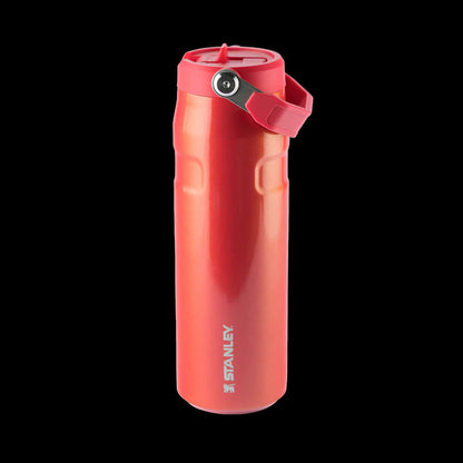 Garrafa Térmica Aerolight Flip Straw Stanley 710ml em aço inox com isolamento térmico para bebidas geladas ou quentes