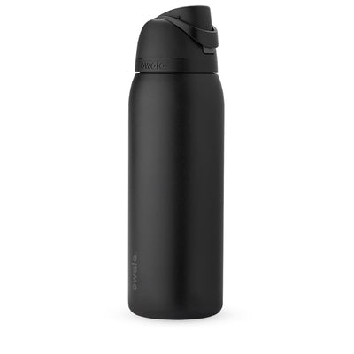 Garrafa Térmica Owala FreeSip - 1180ml | 40oz preta com design inovador e funcional para hidratação contínua.