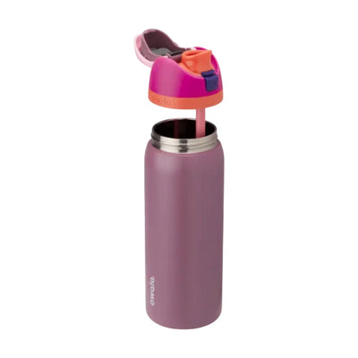 Garrafa Térmica Owala FreeSip 946 ml (32 oz) Crown Jewel, com a tampa aberta