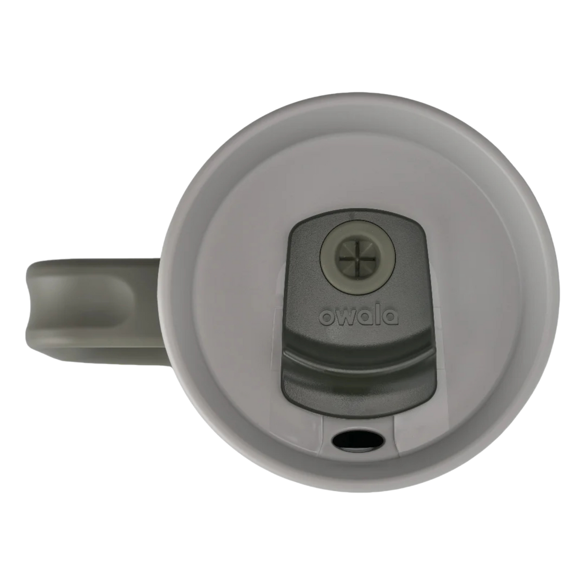 Copo Tumbler Térmico Owala - 1180ml | 40oz, vista superior mostrando tampa anti-vazamento, design sofisticado para manter a bebida fria.