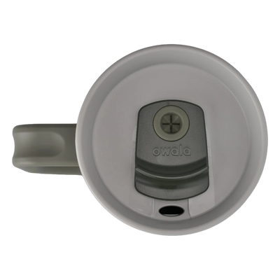 Copo Tumbler Térmico Owala - 1180ml | 40oz, vista superior mostrando tampa anti-vazamento, design sofisticado para manter a bebida fria.