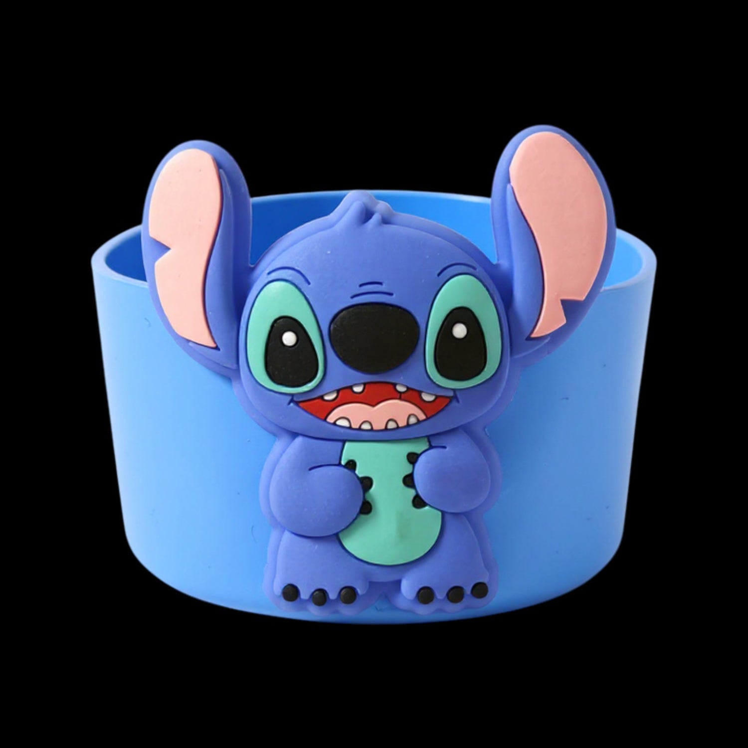 Capa de Silicone Médio - Variados 3D com design infantil de personagem azul