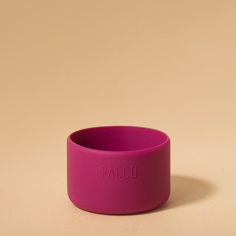 Capa de Silicone PACCO Hydra Base Grande em silicone premium cor roxa para proteção segura e estilo das garrafas PACCO Hydra.