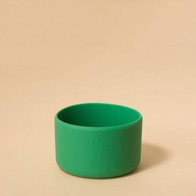 Capa de Silicone PACCO Hydra Base Grande verde para proteção e estilo de garrafas PACCO 950ml e 1200ml.