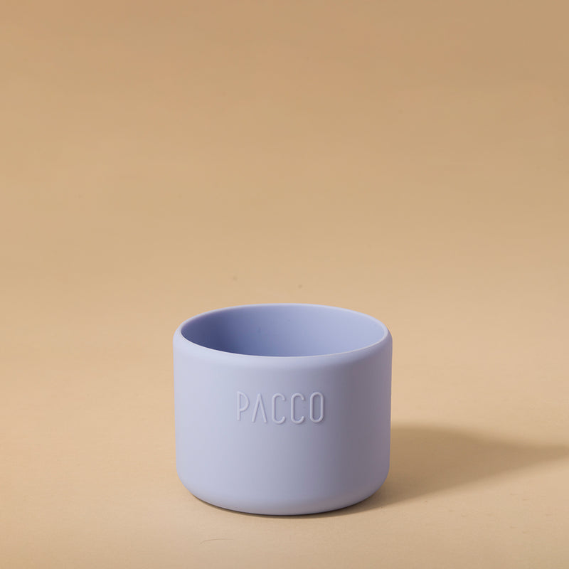 Capa de Silicone PACCO Hydra Base PEQUENO azul claro para garrafa, proteção elegante e sustentável para garrafas Hydra V2/V3.