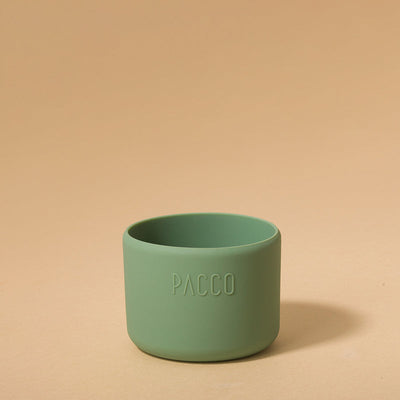 Capa de Silicone PACCO Hydra Base PEQUENO verde para proteção e estilo de garrafa Hydra.