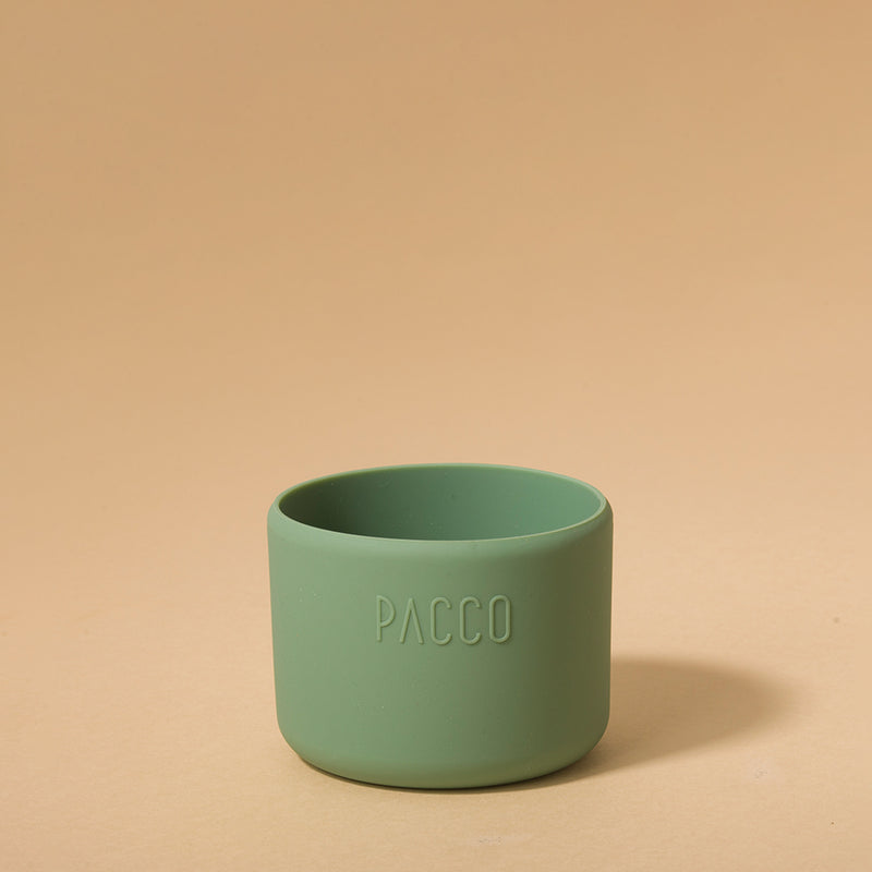 Capa de Silicone PACCO Hydra Base PEQUENO verde para proteção e estilo de garrafa Hydra.
