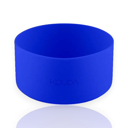 Capa de Silicone Kouda – Ladakh G em azul, compatível com Garrafa Ladakh 960ml, feita de silicone, medidas 5x7cm.