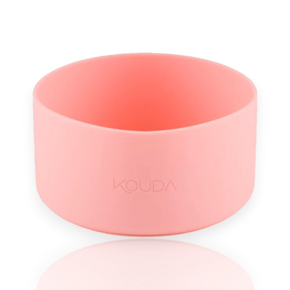 Capa de Silicone Kouda – Ladakh G cor rosa compatível com garrafa Ladakh 960ml, material de silicone, medidas 5x7 cm.