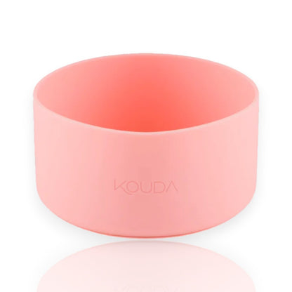 Capa de Silicone Kouda – Ladakh G cor rosa compatível com garrafa Ladakh 960ml, material de silicone, medidas 5x7 cm.