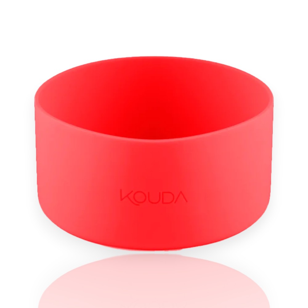 Capa de Silicone Kouda – Ladakh G compatível com Garrafa Ladakh 960ml. Material de silicone, medidas 5x7 cm, cor vermelha.