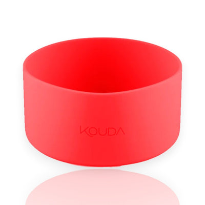 Capa de Silicone Kouda – Ladakh G compatível com Garrafa Ladakh 960ml. Material de silicone, medidas 5x7 cm, cor vermelha.