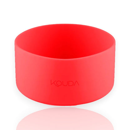 Capa de Silicone Kouda – Ladakh G compatível com Garrafa Ladakh 960ml. Material de silicone, medidas 5x7 cm, cor vermelha.