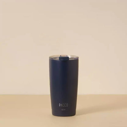 Copo Térmico PACCO ThermoCup 600ml de inox com isolamento térmico para manter bebidas frias ou quentes. Design moderno e eficiente.