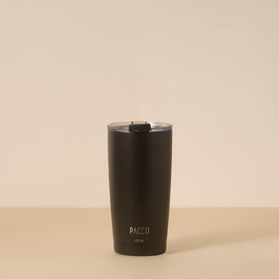 Copo Térmico PACCO ThermoCup 600ml em inox com retenção térmica avançada, ideal para manter bebidas quentes ou frias por horas.