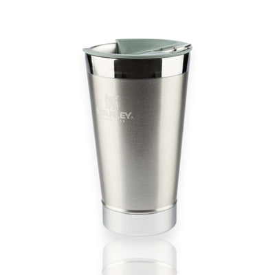 Copo Térmico de Cerveja com tampa Stanley 473ml em aço inoxidável com isolamento térmico para manter bebidas geladas por 4 horas.