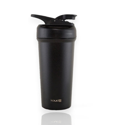 Coqueteleira Shaker Térmica Kouda Fox - 750ml em inox 18/8, tampa vedada, mantém bebida gelada por horas. Produto resistente à corrosão.