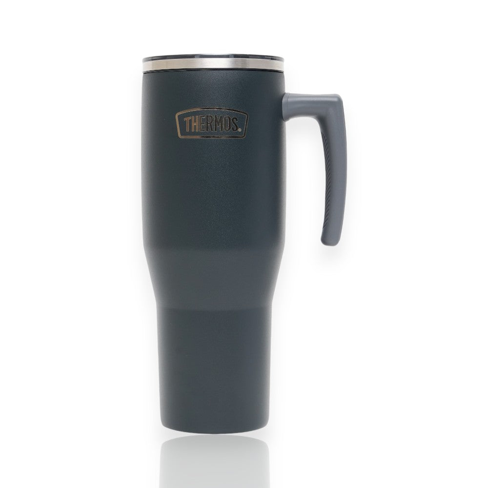 Copo Térmico com canudo Thermos - 1100ml em aço inoxidável resistente, isolamento térmico eficiente para bebidas frescas por 18 horas.