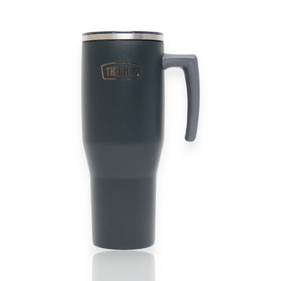Copo Térmico com canudo Thermos - 1100ml em aço inoxidável resistente, isolamento térmico eficiente para bebidas frescas por 18 horas.