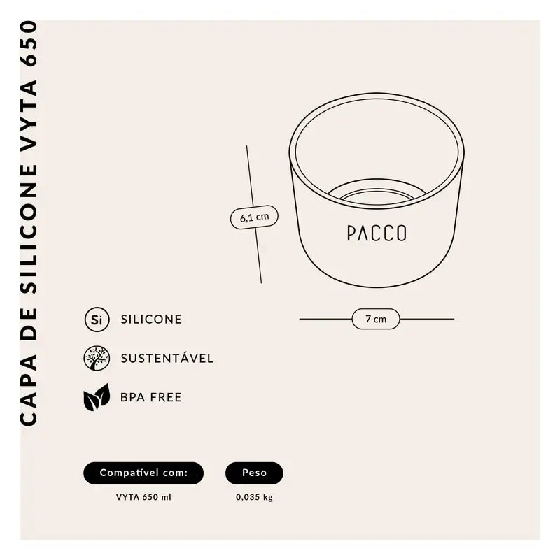 Capa Vyta PACCO 650ml