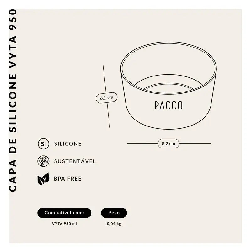 Capa Vyta PACCO 950ml