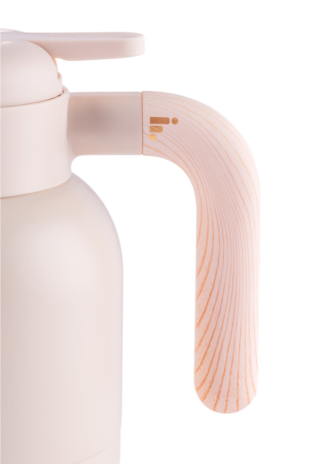 Alça da Garrafa de Café Expresso Faster - 1000ml com design elegante e acabamento em madeira.