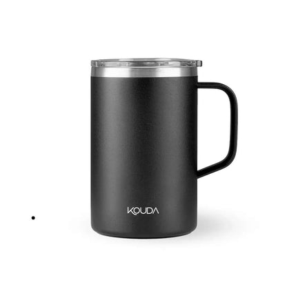 Caneca Térmica Kouda Helga – 500ml em aço inoxidável, mantém bebidas quentes por 4h e frias por 8h, design elegante e resistente.