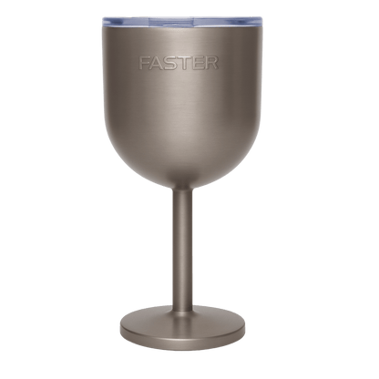 Taça Térmica para drinks Faster - 500ml, em aço inoxidável, mantém bebidas geladas por 4 horas, ideal para festas e encontros.