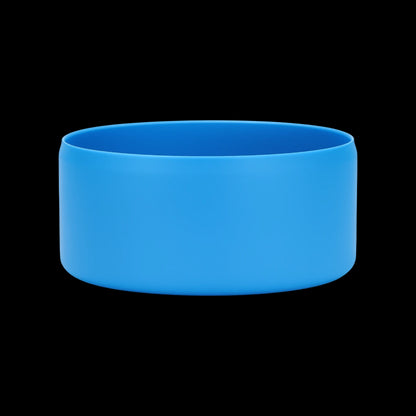 Protetor de Silicone G - by empório em azul, ideal para garrafas de 950 a 1200 ml, prevenindo riscos e ruídos.