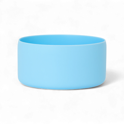 Protetor de Silicone G - by empório em azul para garrafas de 950-1200 ml, proteção antirrisco e firme. Ideal para copos grandes.