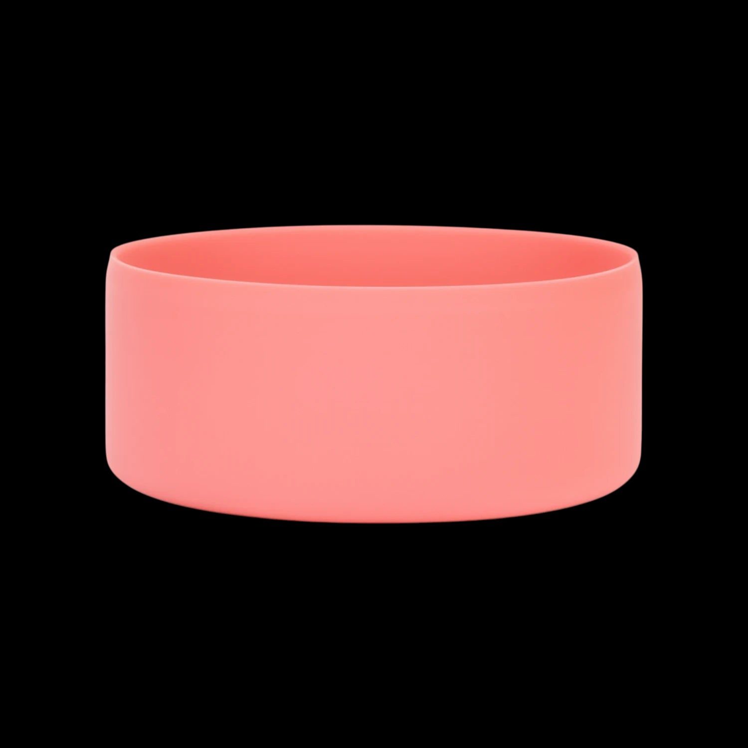 Protetor de Silicone G - by empório, base antirrisco para garrafas grandes, em silicone flexível e resistente, de cor rosa.