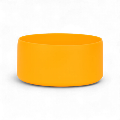 Protetor de Silicone G - by empório, base antirrisco laranja para garrafas 950-1200 ml, acessório resistente e lavável