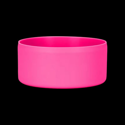 Protetor de Silicone G - by empório em rosa, ideal para garrafas de 950-1200 ml, protege contra riscos e ruídos, encaixe firme e seguro.