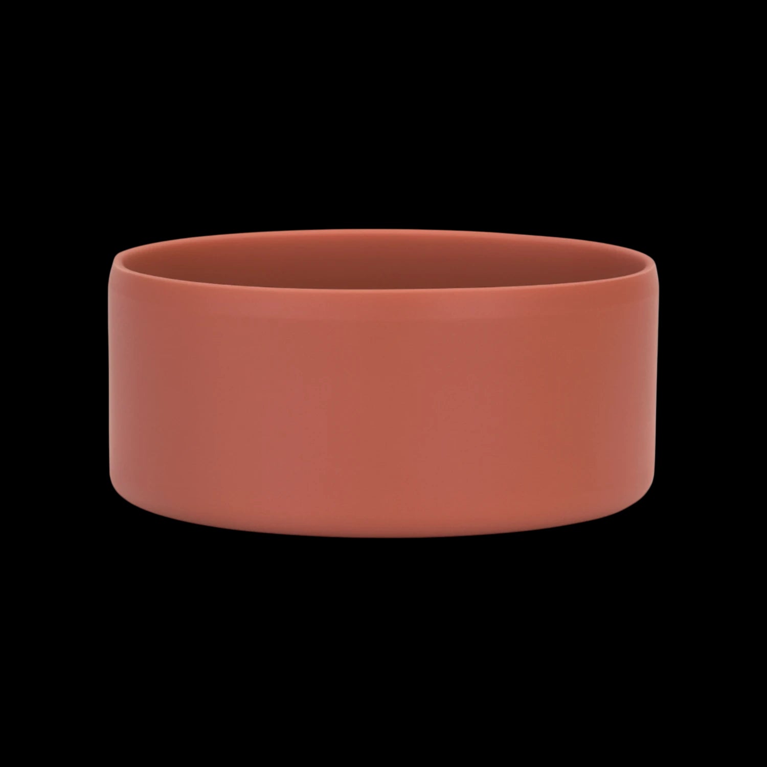 Protetor de Silicone G - by empório em cor terracota para garrafas 950-1200 ml, base antirrisco, material flexível e resistente.