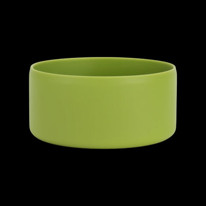 Protetor de Silicone G - by empório para garrafas, protege contra riscos e batidas, adequado para 950-1200ml, verde, imagem frontal.