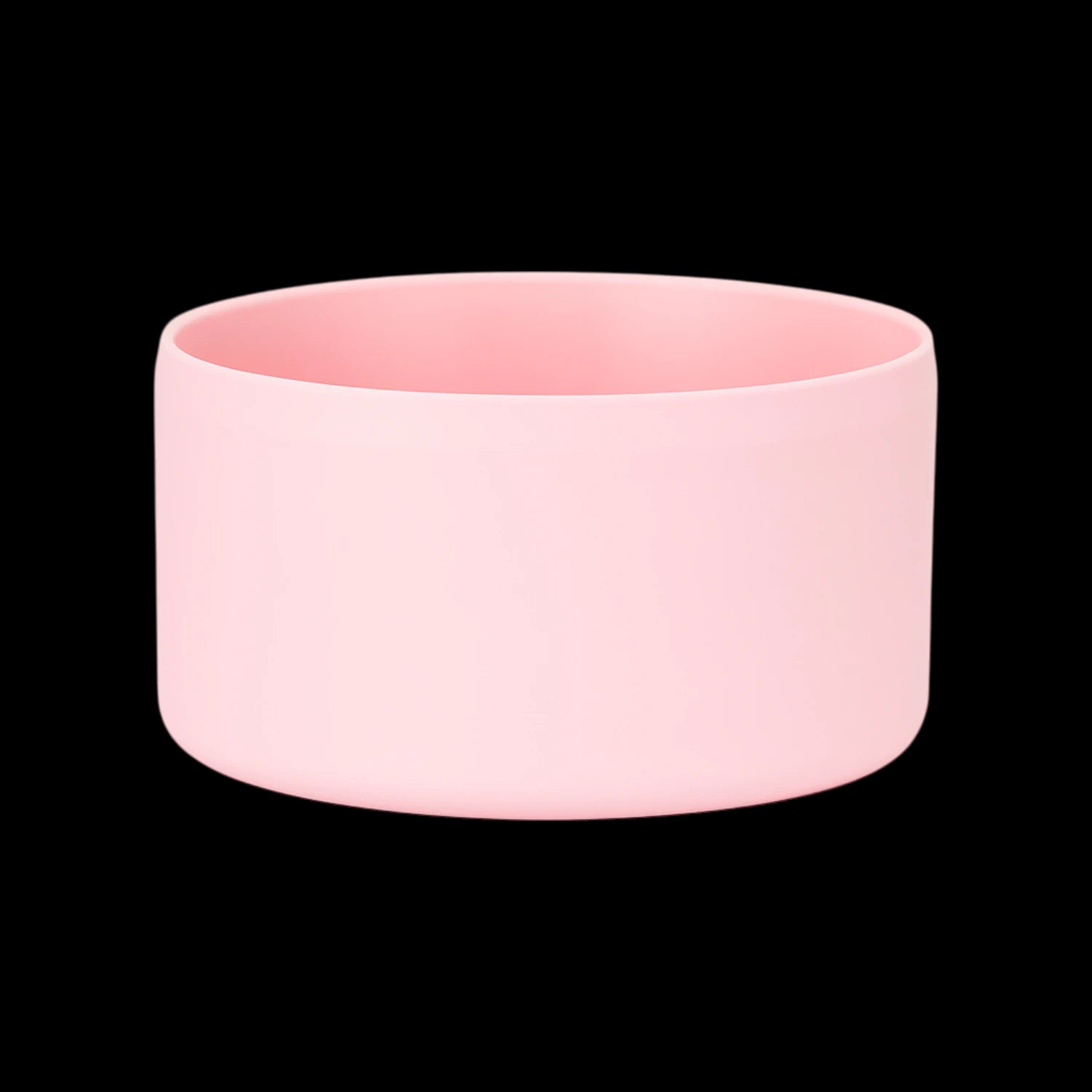 Protetor de Silicone M - by empório, rosa claro, para copos e garrafas, reduz ruídos e evita marcas, encaixe firme e flexível.