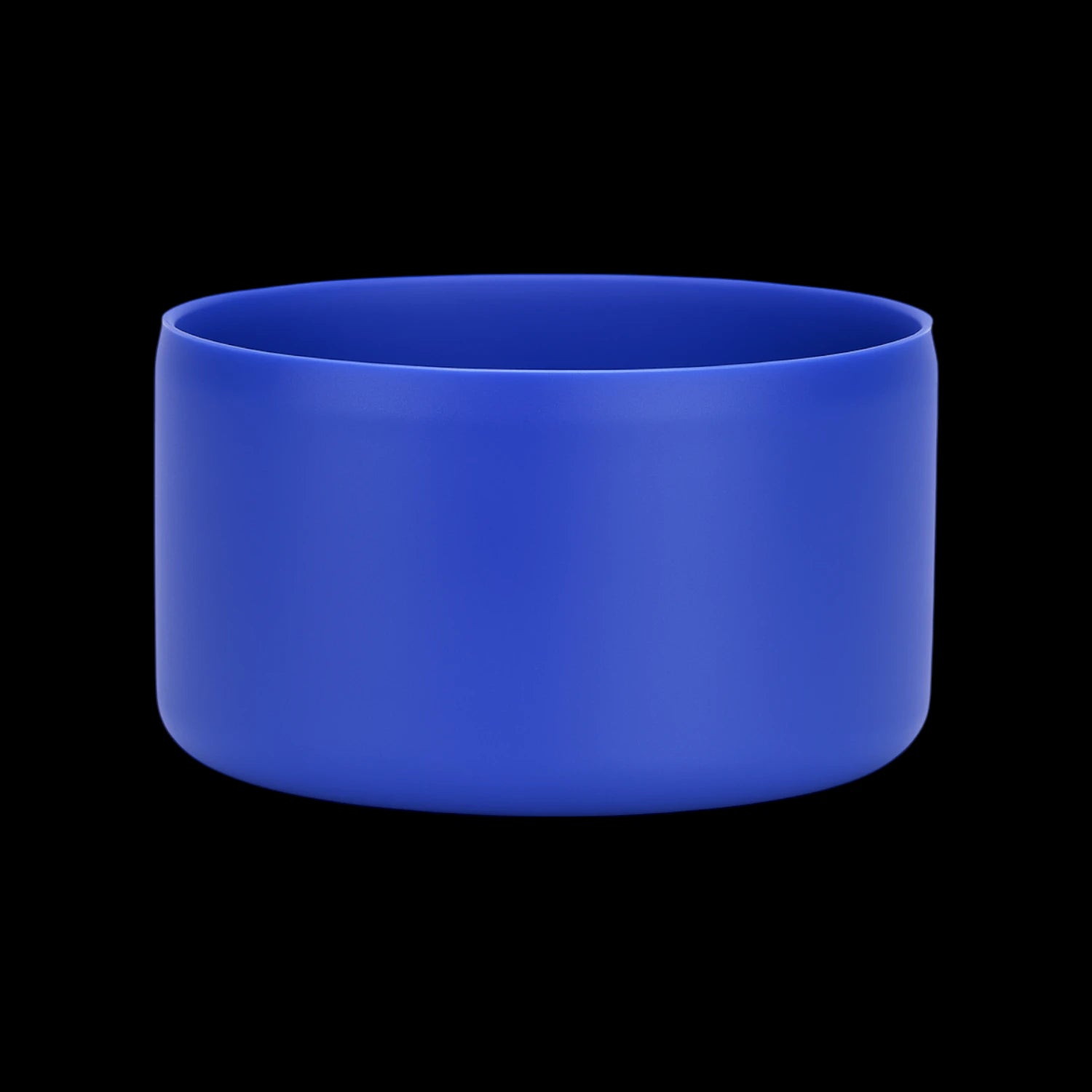 Protetor de Silicone M azul para copos e garrafas, por empório, oferece proteção e silêncio, encaixe flexível para 350 ml a 750 ml.