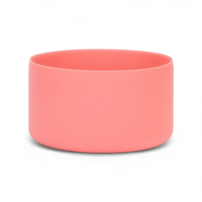 Protetor de Silicone M - by empório em silicone rosa para copos e garrafas, evita marcas e ruídos, com encaixe flexível.