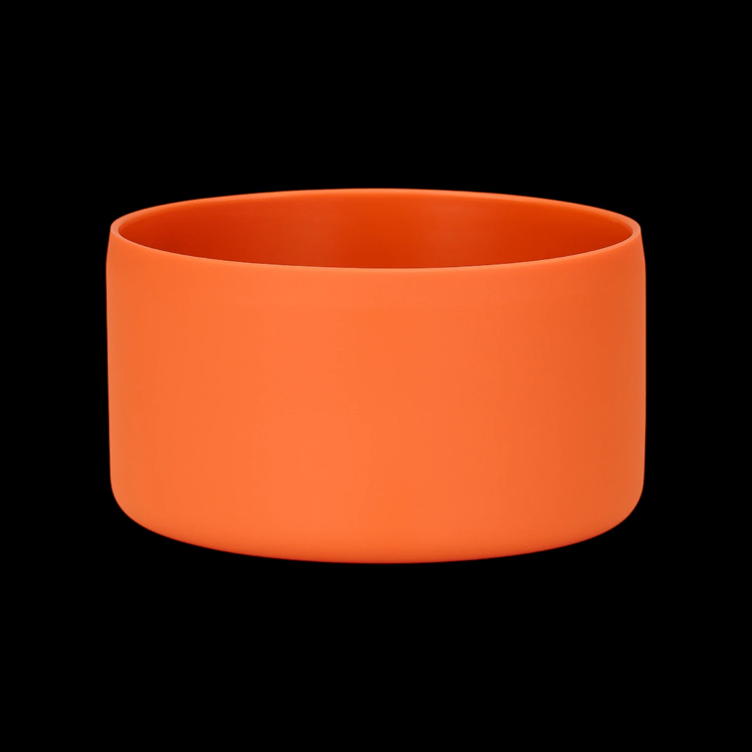 Protetor de Silicone M - by empório, acessório laranja para proteção de copos e garrafas, reduz ruídos e evita marcas em superfícies.