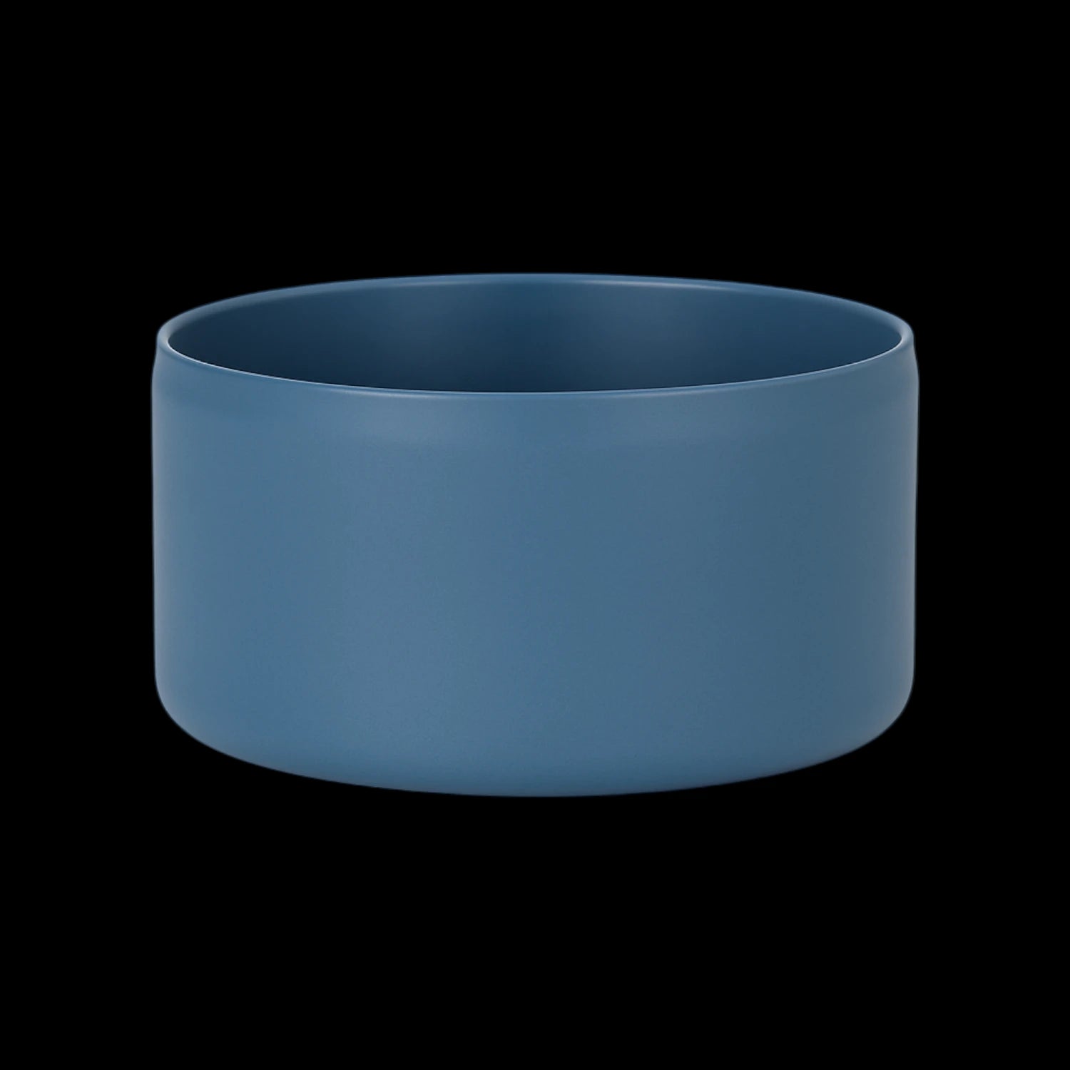 Protetor de Silicone M - by empório em azul para copos e garrafas, reduz ruídos e protege superfícies. Adaptável para 350 ml a 750 ml.