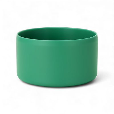 Protetor de Silicone M - by empório, acessório verde para copos e garrafas, reduz ruídos e protege superfícies.