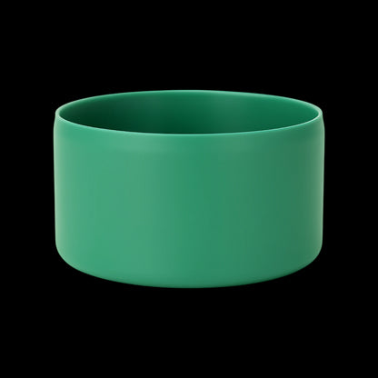 Protetor de Silicone M - by empório, acessório verde para copos e garrafas, reduz ruídos e protege superfícies.