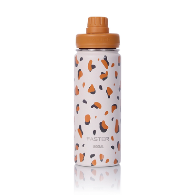 Garrafa Térmica Faster - 500ml com design moderno e capacidade de 500ml, ideal para academia e viagens, garantindo sustentabilidade.