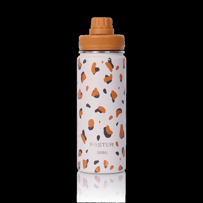 Garrafa Térmica Faster - 500ml com design moderno e capacidade de 500ml, ideal para academia e viagens, garantindo sustentabilidade.