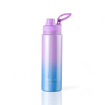 Garrafa Térmica Faster - 750ml em aço inoxidável colorido, isolamento térmico para manter bebidas quentes ou frias.