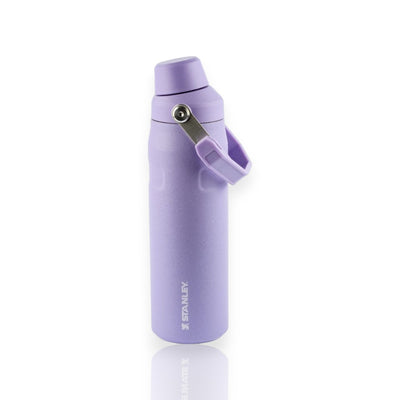 Garrafa Térmica Stanley Aerolight™ Fast Flow - 710ml, lilás, em aço inox reciclado, garante bebida gelada por 10 horas.