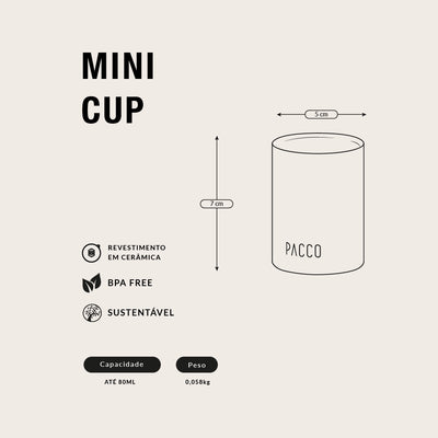 Copo Mini Cup 80ml PACCO