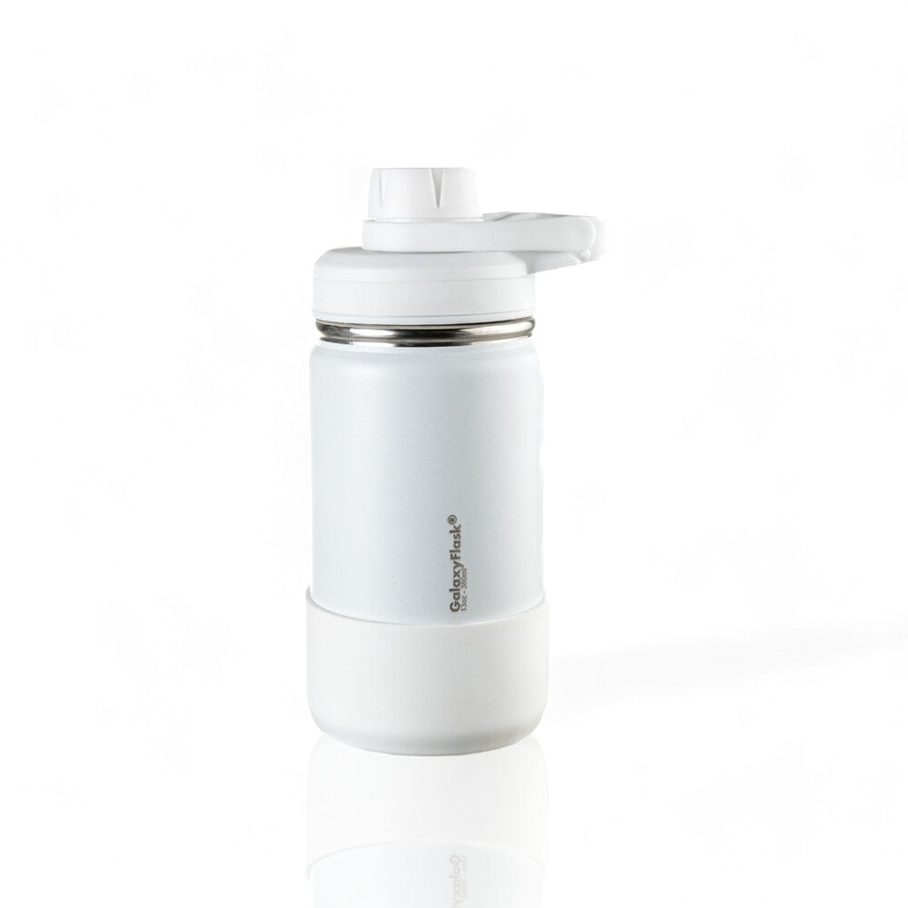 Garrafa Térmica GalaxyFlask® - 380ml em aço inoxidável com tecnologia de dupla camada para manter a temperatura ideal.