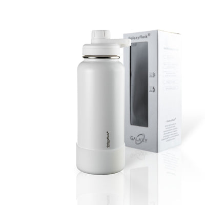 Garrafa Térmica GalaxyFlask® 946ml - Alça Fixa com tampa Spout Lid e caixa ao fundo