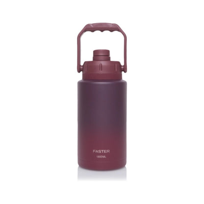 Garrafa Térmica Faster Growler - 1800ml ideal para viagens, mantém bebidas frias por 24 horas e quentes por 12 horas com isolamento superior.